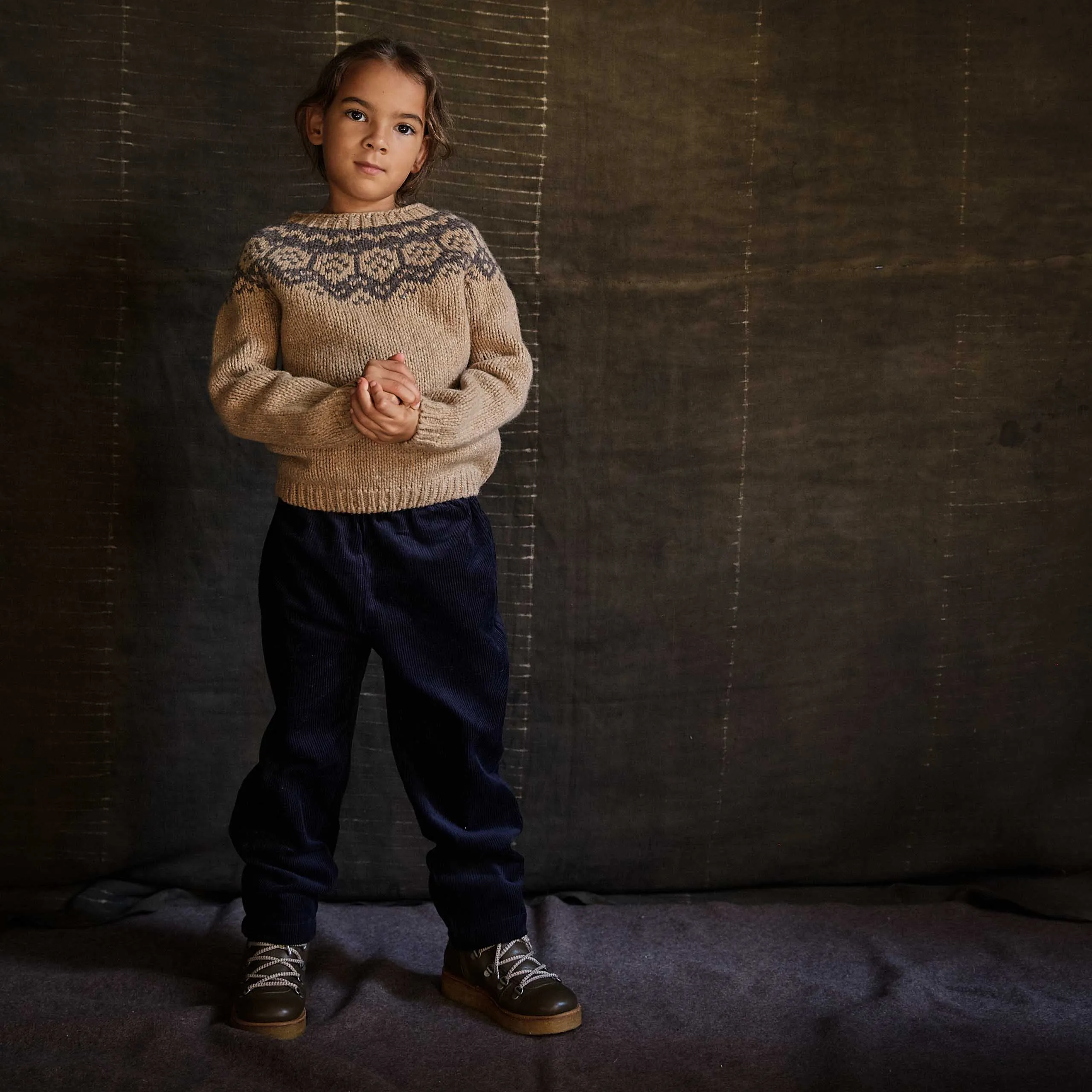 Norse Sweater - Donegal Wool - Sand
