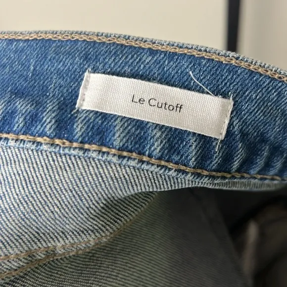 NWT Frame Le Cutoff in Golden Road Denim Shorts Size 32