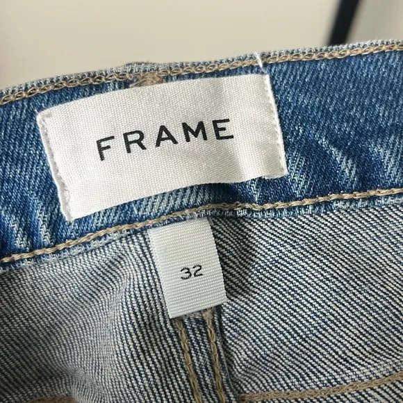 NWT Frame Le Cutoff in Golden Road Denim Shorts Size 32