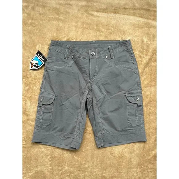 NWT Kuhl Splash 11” Shorts Bermuda Shadow Gray Women’s Size 6
