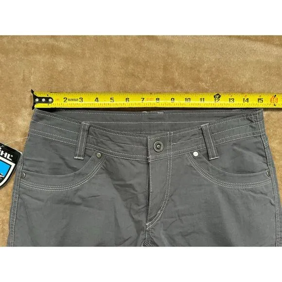 NWT Kuhl Splash 11” Shorts Bermuda Shadow Gray Women’s Size 6