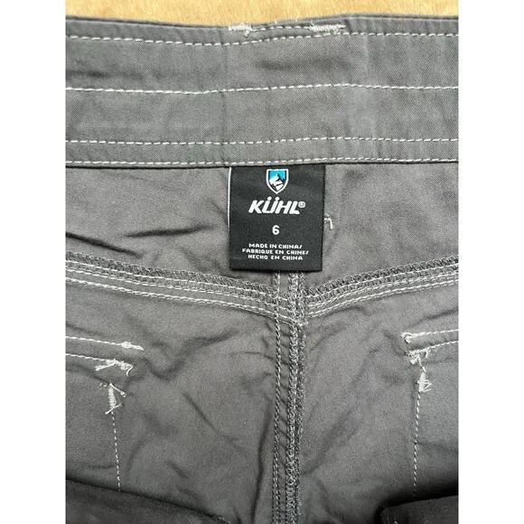 NWT Kuhl Splash 11” Shorts Bermuda Shadow Gray Women’s Size 6