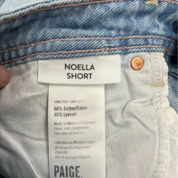 NWT Paige Noella Cut Off Shorts