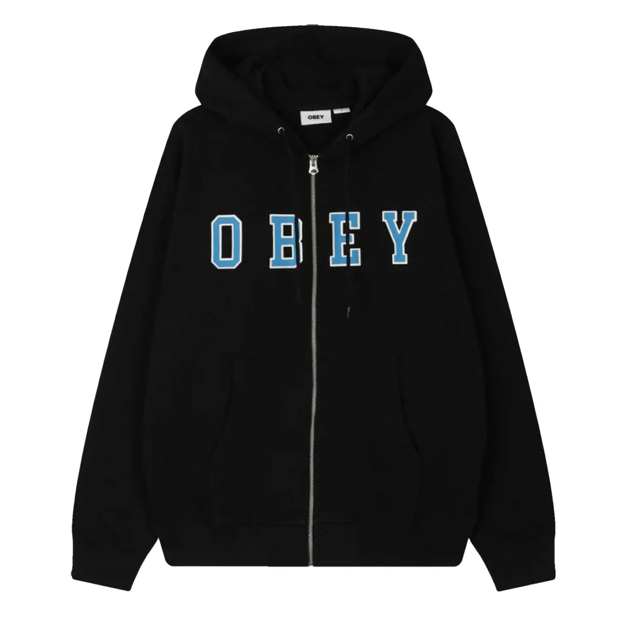 Obey break barriers zip hood