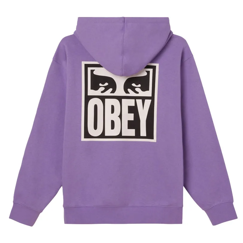 Obey eyes icon hood Paisley purple