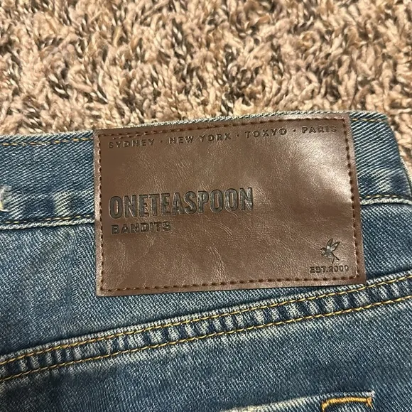 OneTeaspoon Bandits Jean Denim Shorts 27