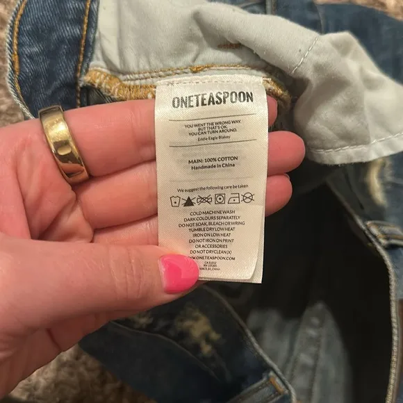 OneTeaspoon Bandits Jean Denim Shorts 27
