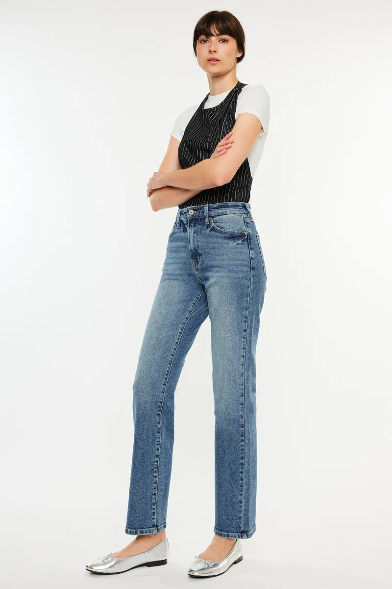 Ophelia High Rise True Straight Leg  Jeans