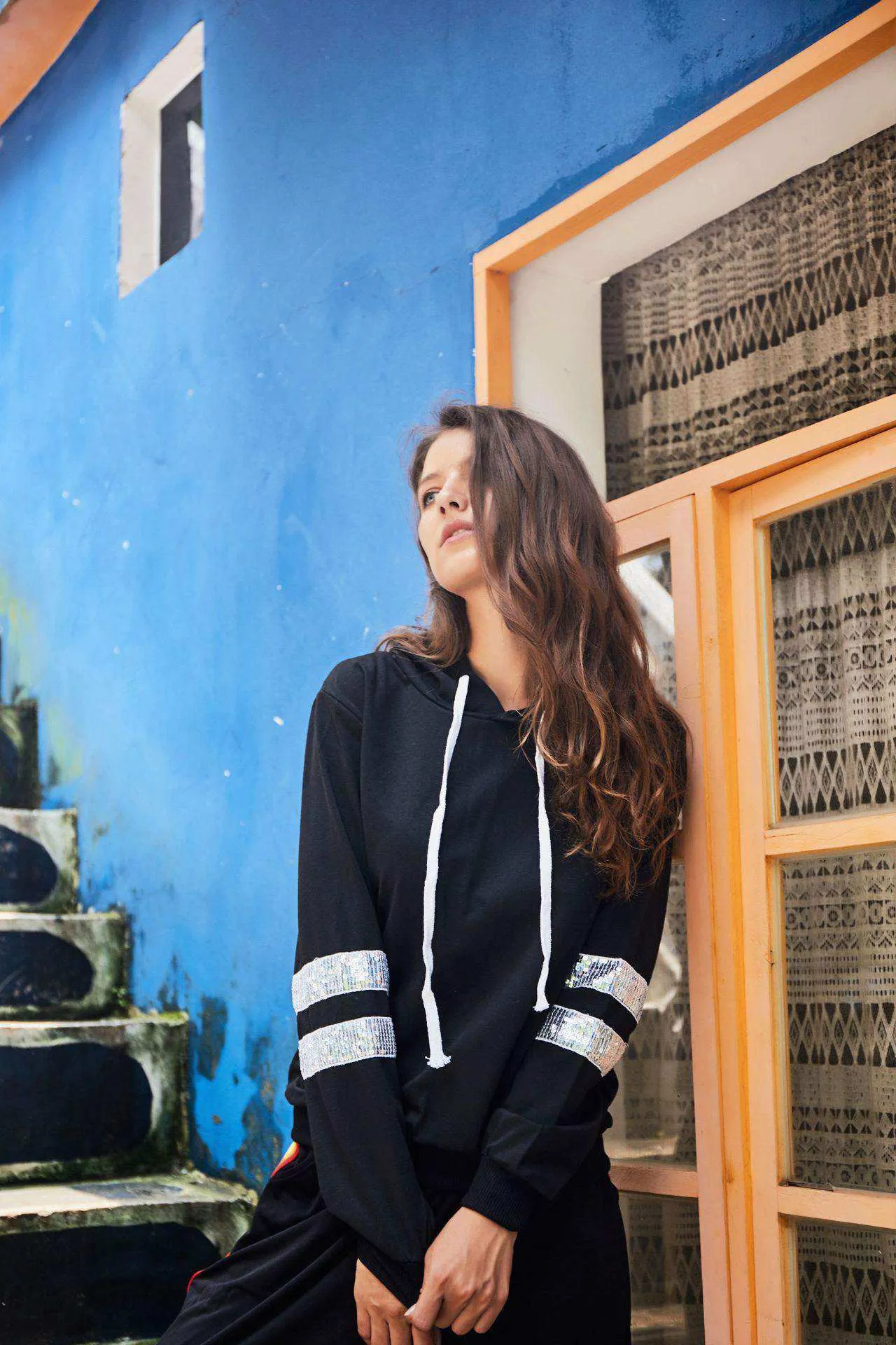 Original Design Autumn and Winter Sweater Long Sleeve Hooded Sweater