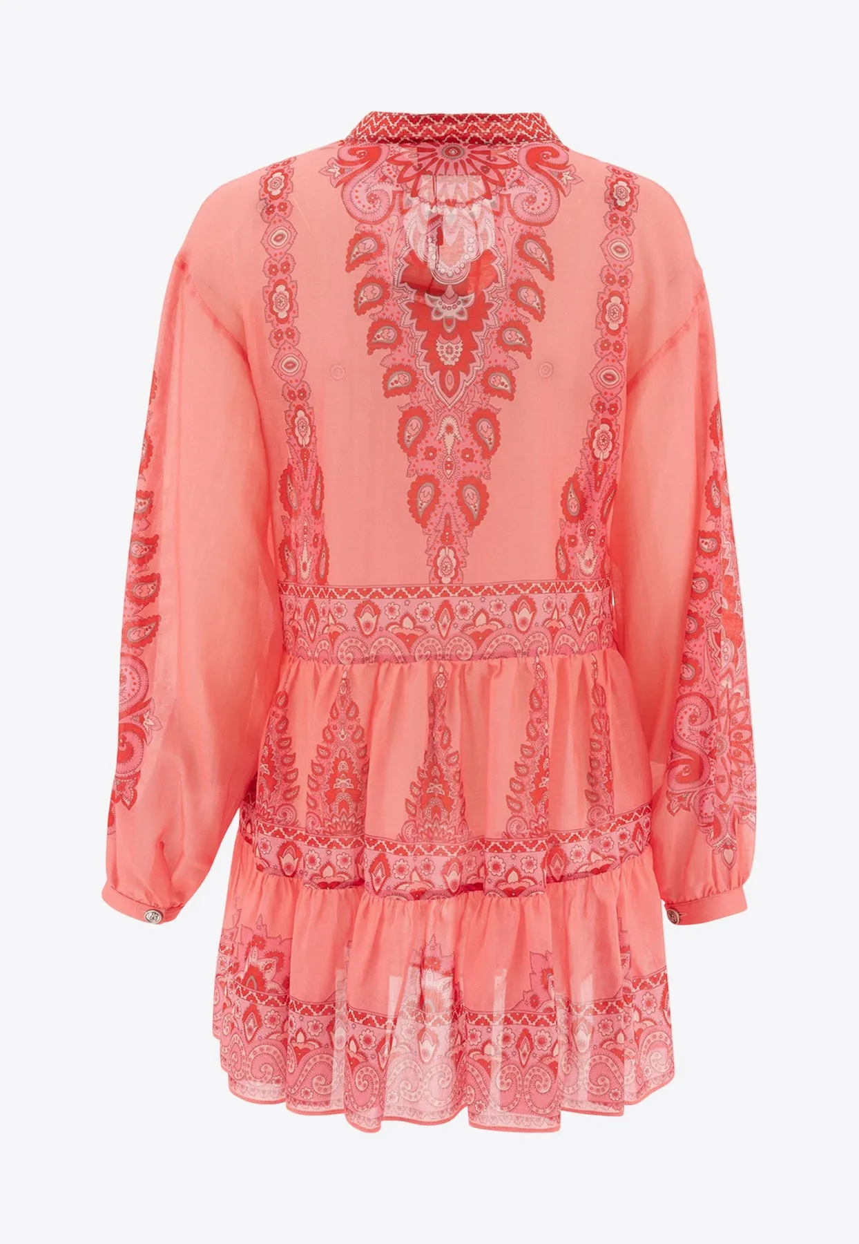 Paisley-Print Tunic Top