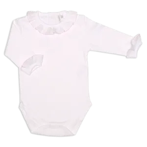 PINK TRIM AGUSTIN BODYSUIT