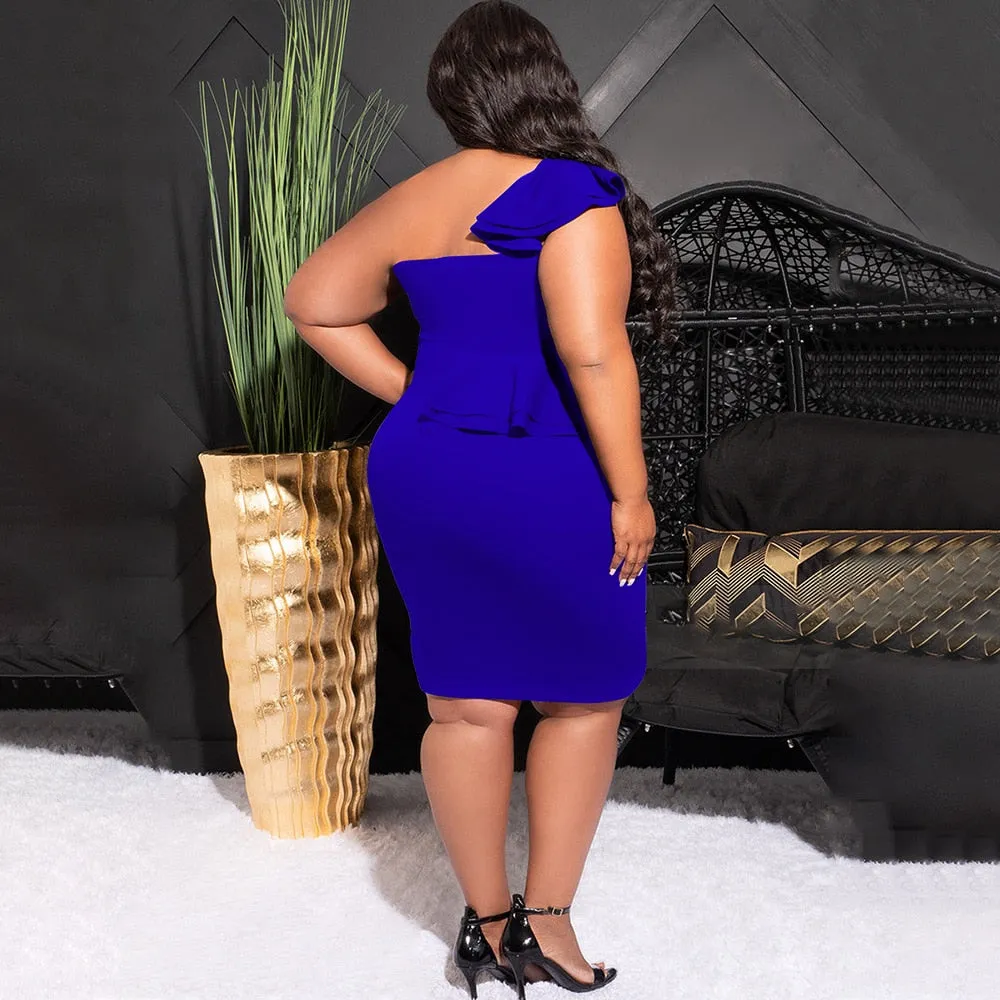 Plus Size Ruffle Dresses