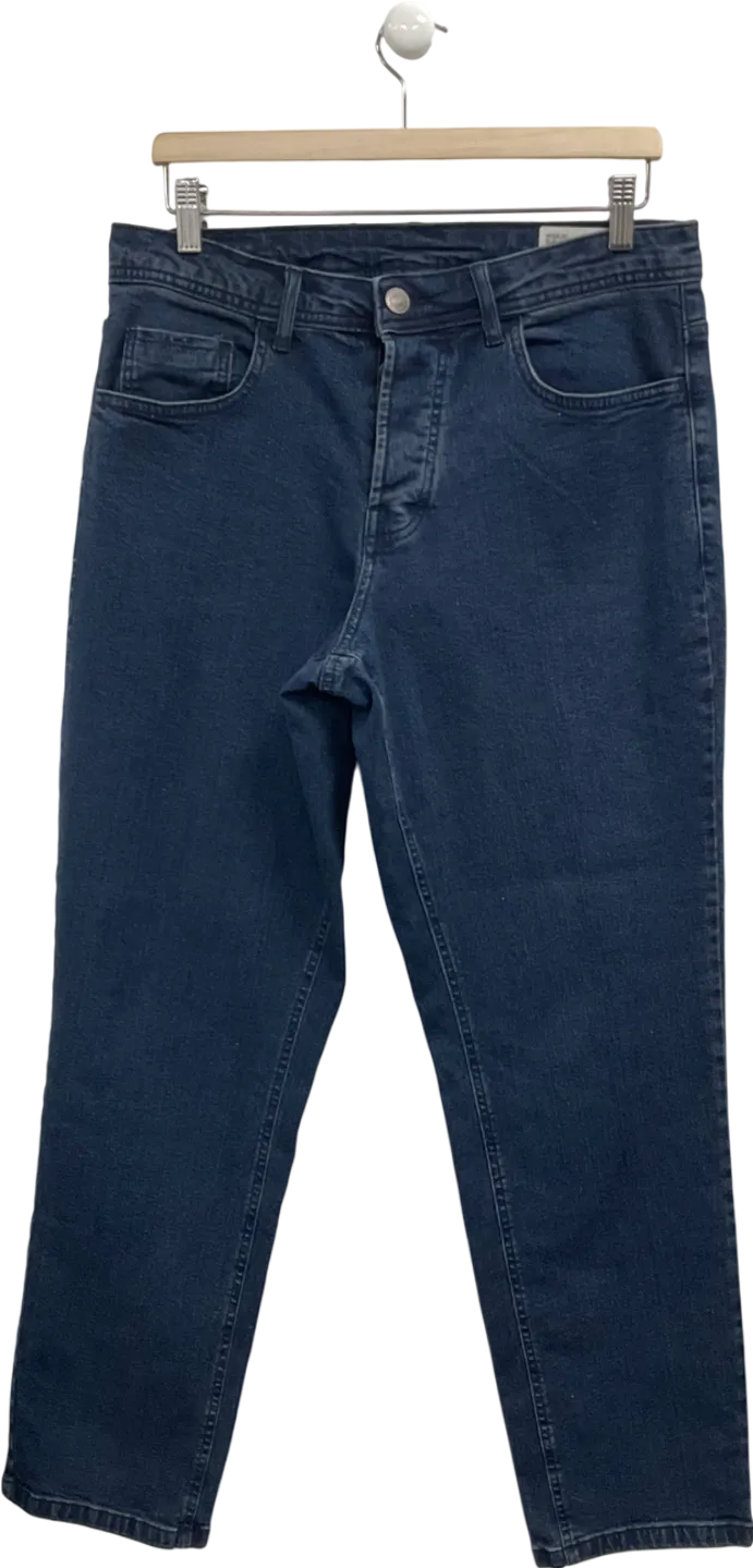 Primark Blue Straight Leg Stretch Jeans W32