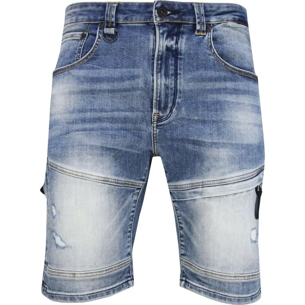 Privilege Society Men's Ice Pix Denim Shorts