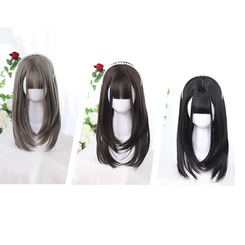 "3 COLORS LOLITA STRAIGHT" WIG Y020802