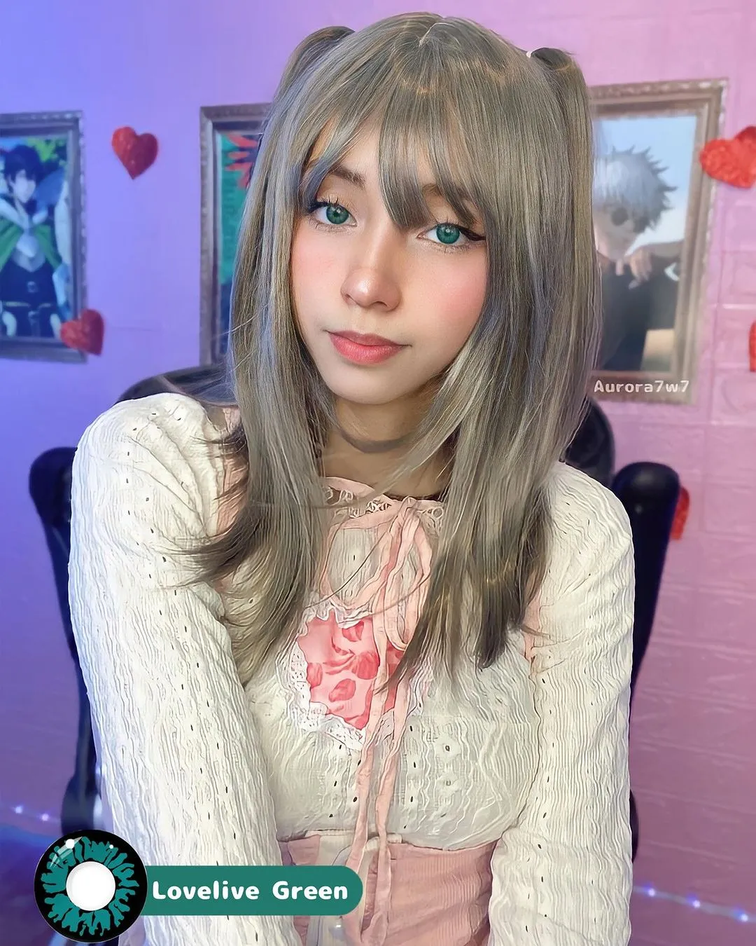 "3 COLORS LOLITA STRAIGHT" WIG Y020802