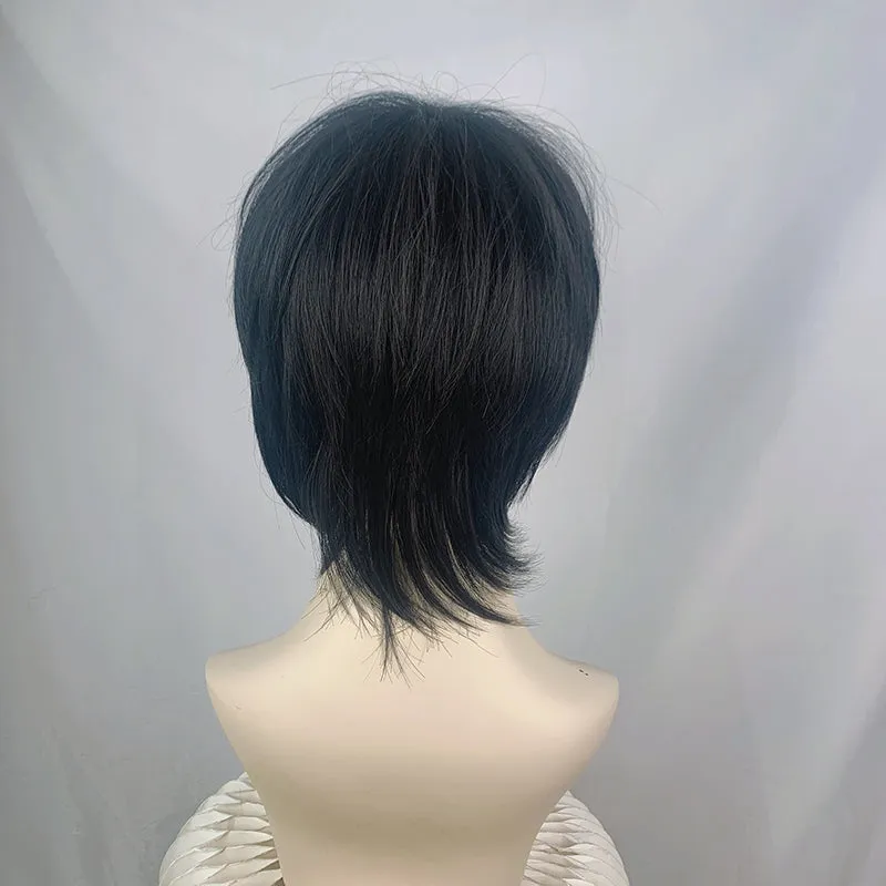 "BLACK IRREGULAR BANGS SHORT STRAIGHT" WIG UB2383
