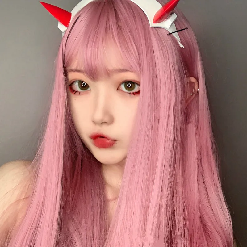 "LOLITA PINK LONG STRAIGHT" WIG K071707