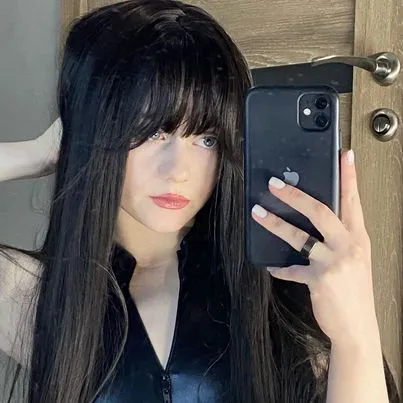 "NATURAL AIR BANGS LONG STRAIGHT" WIG N041402