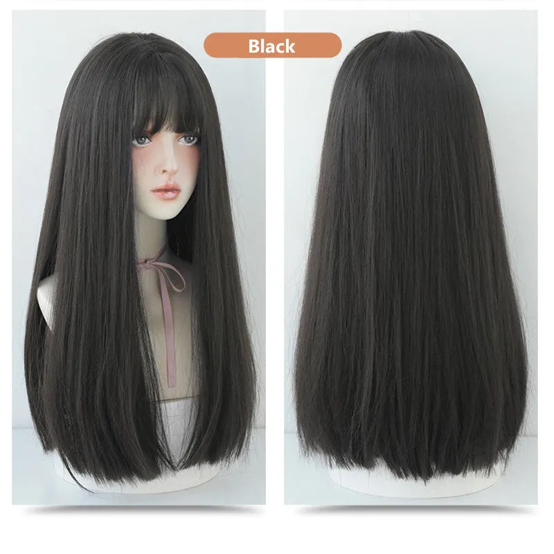 "NATURAL AIR BANGS LONG STRAIGHT" WIG N041402