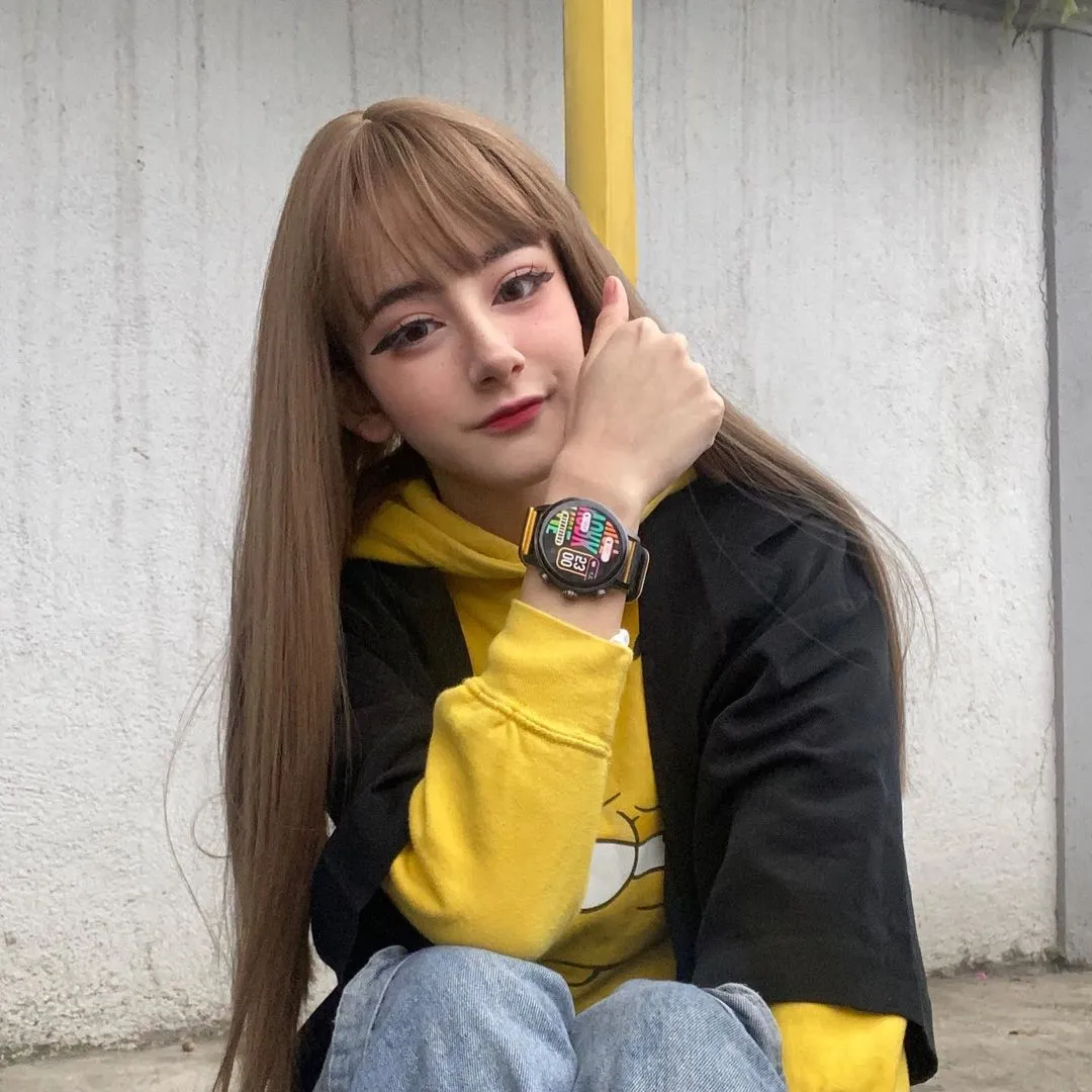 "NATURAL AIR BANGS LONG STRAIGHT" WIG N041402
