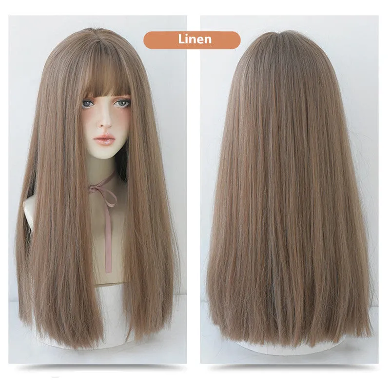 "NATURAL AIR BANGS LONG STRAIGHT" WIG N041402