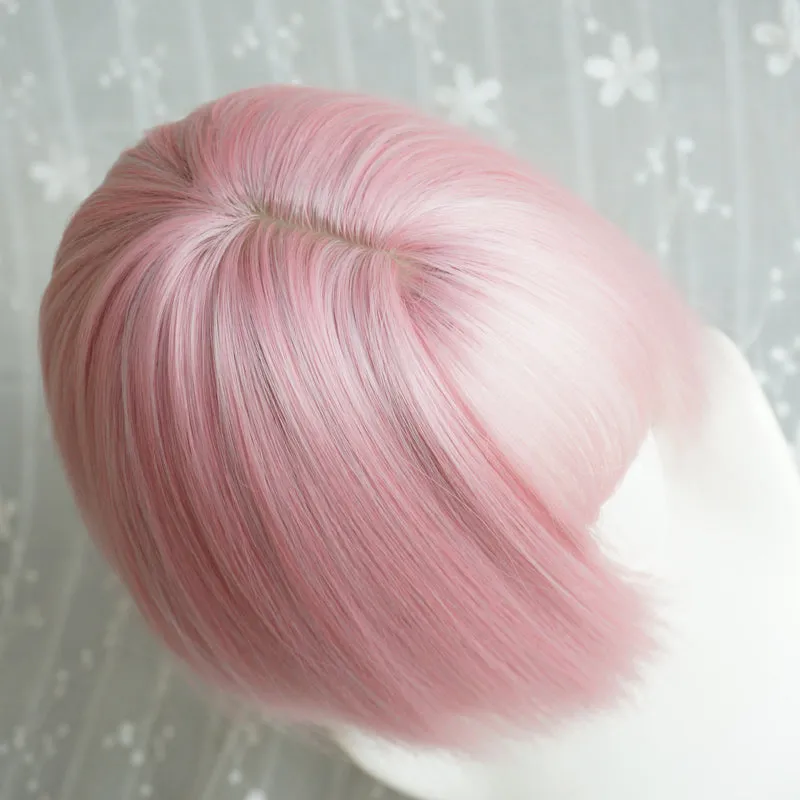 "PEACH PINK SHORT STRAIGHT" WIG Y040319