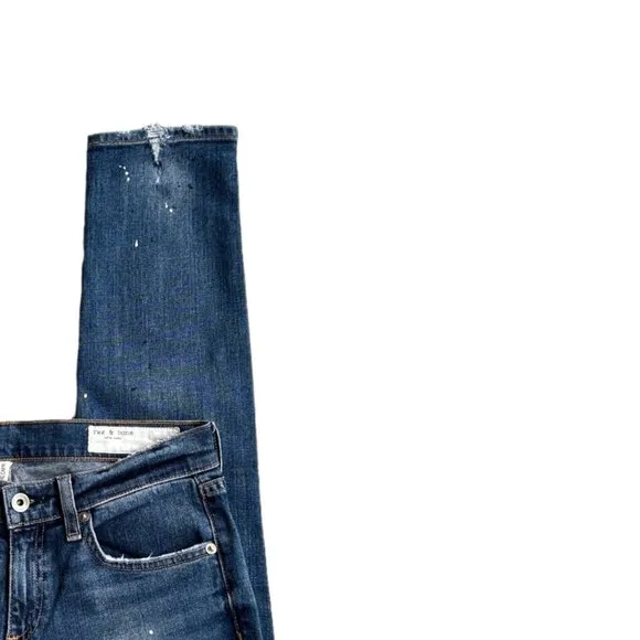Rag &amp; Bone Lucky Dre Splatter Paint Jeans