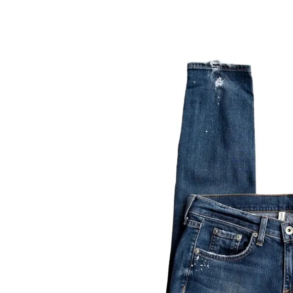 Rag &amp; Bone Lucky Dre Splatter Paint Jeans