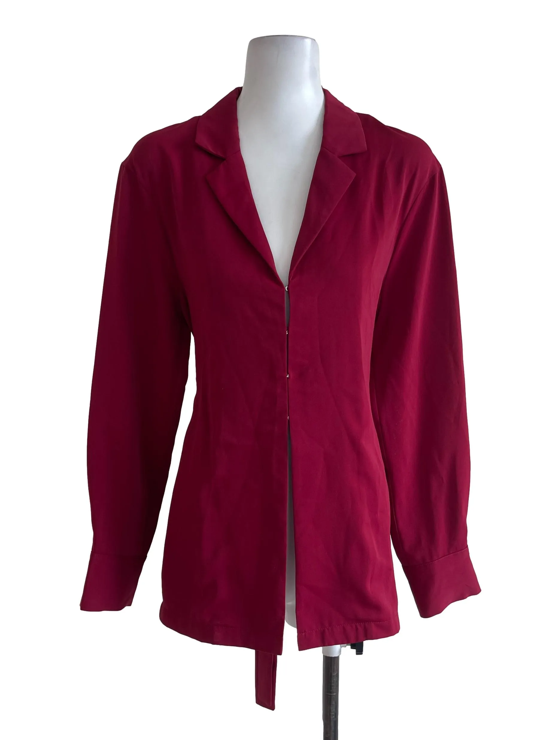 Red Wine Plain Blouse