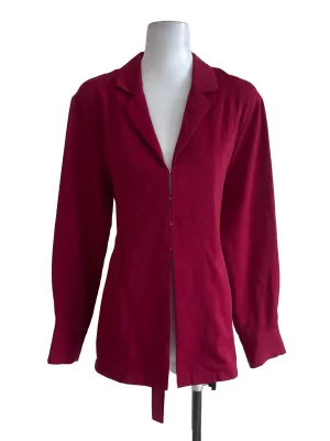 Red Wine Plain Blouse