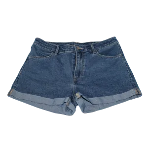 Regular Waist Denim Shorts
