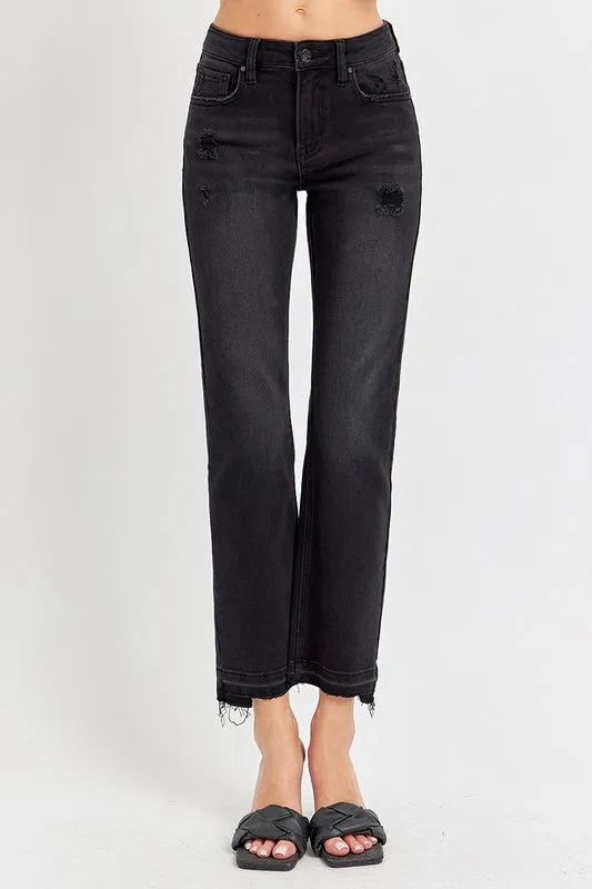 RISEN Belle Uneven Hem Jeans