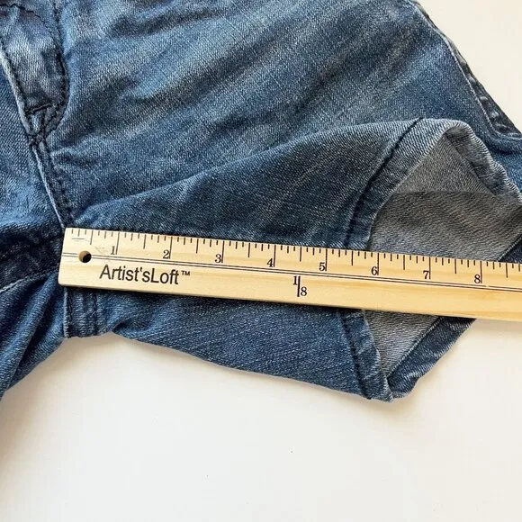 Rock Revival Celine Boot Medium Wash Denim Jean Shorts - Size 28