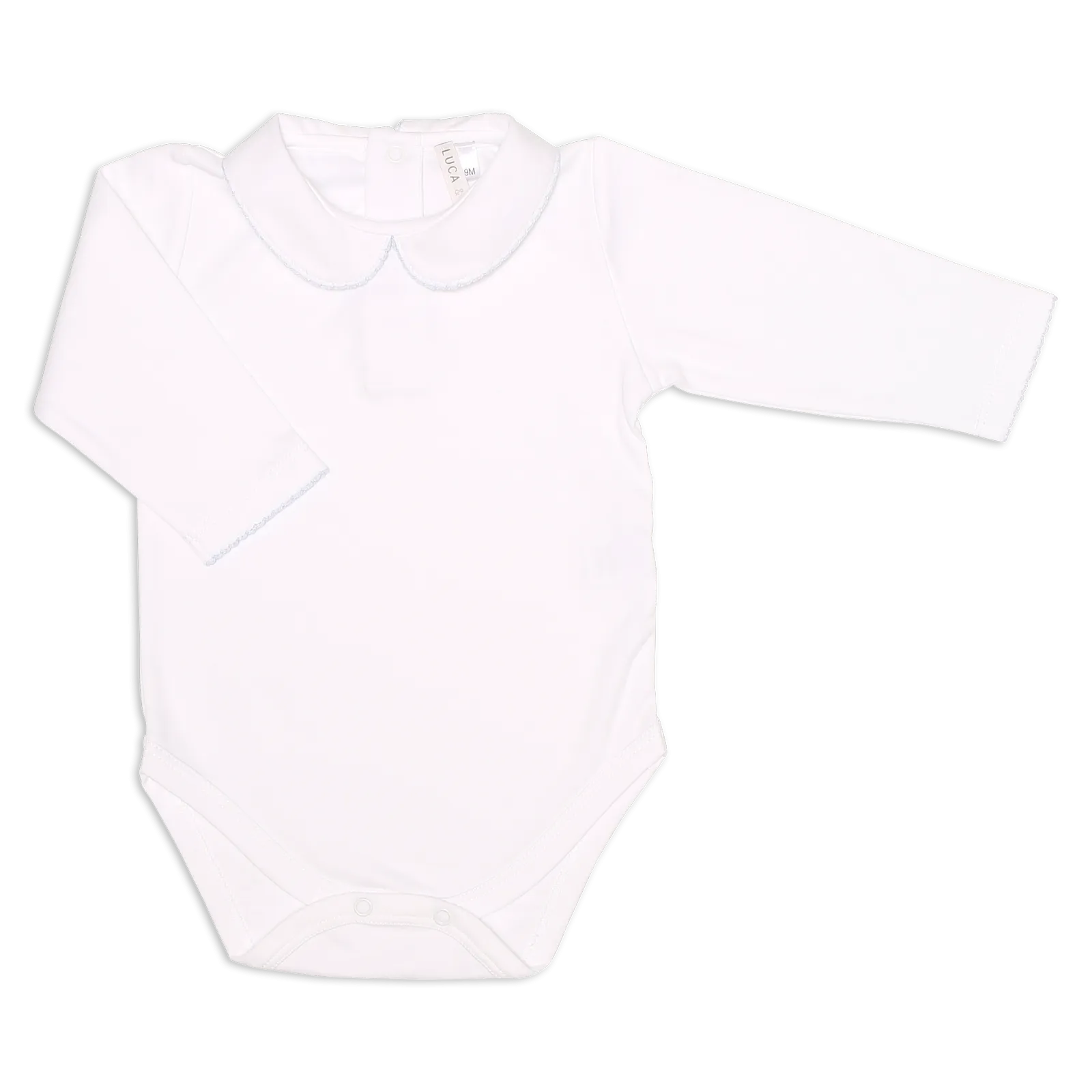 ROMULO BLUE TRIM BODYSUIT