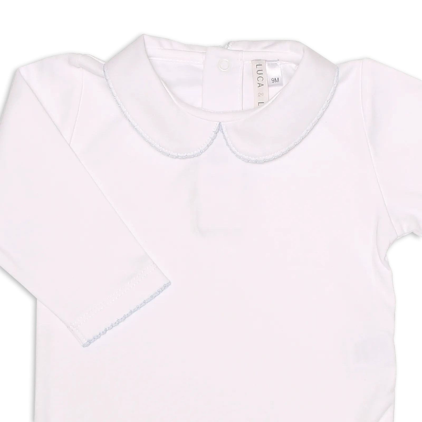 ROMULO BLUE TRIM BODYSUIT