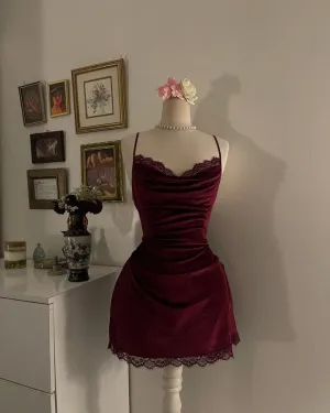 Sexy Burgundy Straps Sheath Short Party Dresses Homecoming Dresses, D1114
