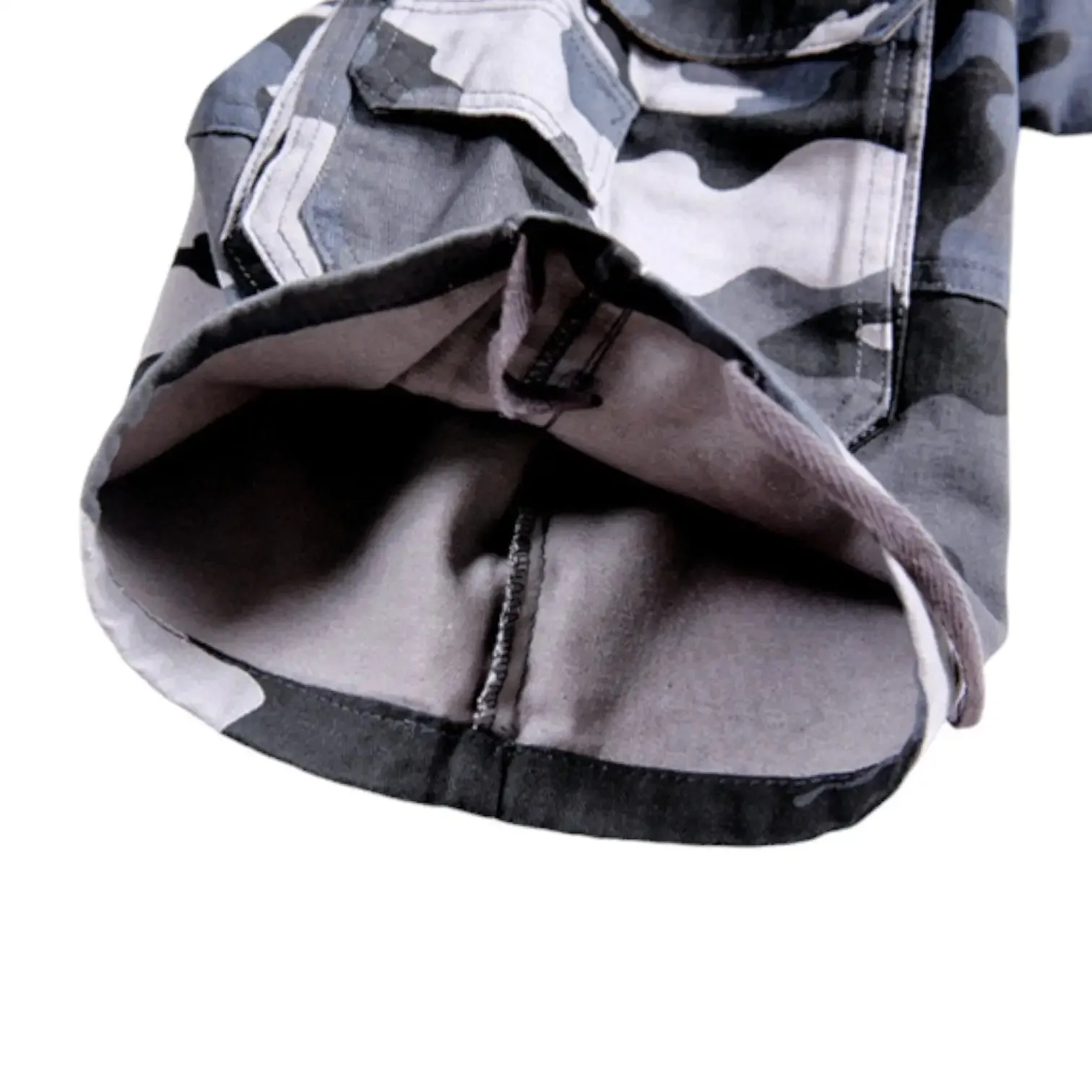 SHORT MILITAIRE EN COTON PUR