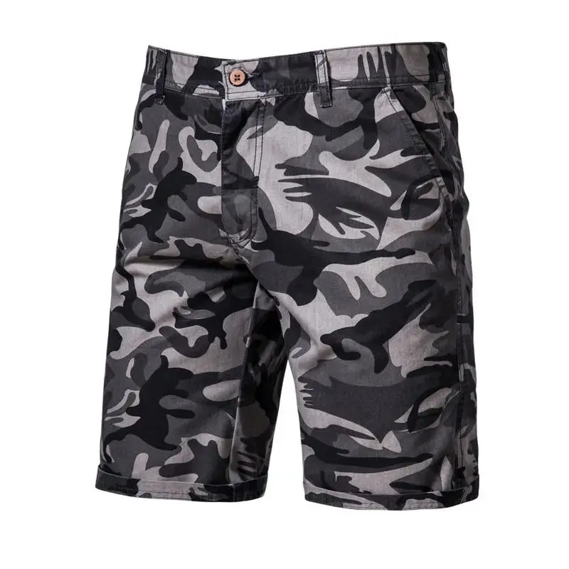 SHORT MILITAIRE EN MATIÈRE JEAN