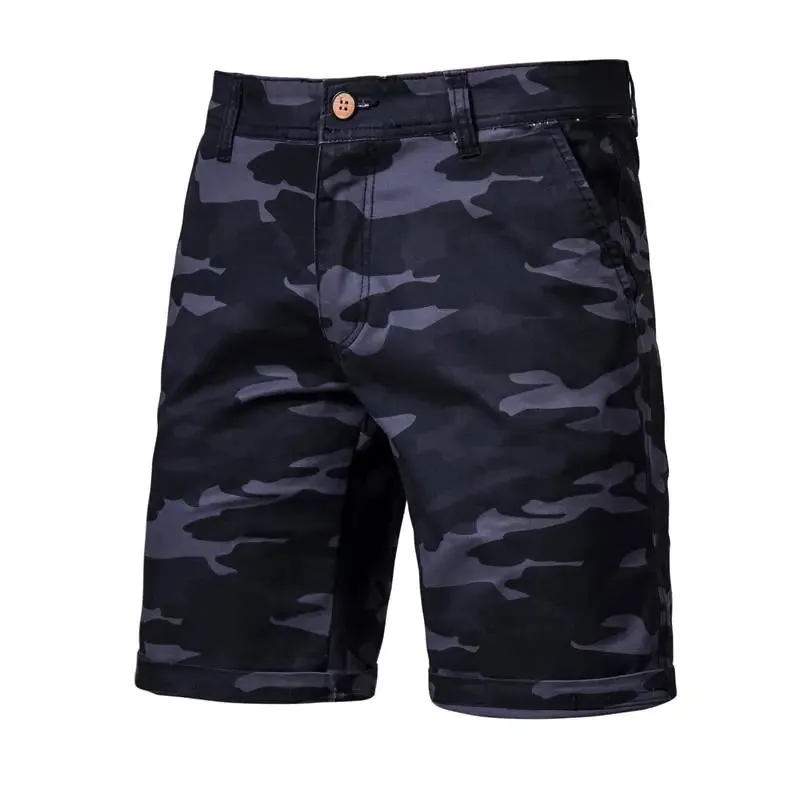 SHORT MILITAIRE EN MATIÈRE JEAN