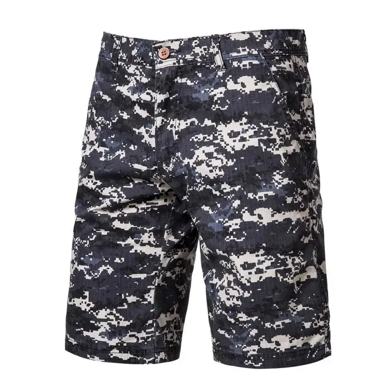 SHORT MILITAIRE EN MATIÈRE JEAN
