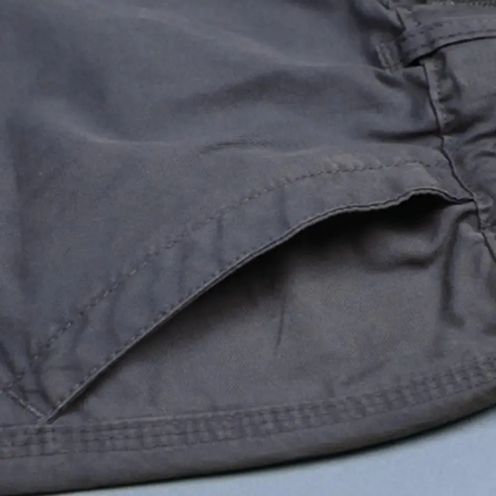 SHORT MILITAIRE LONG EN COTON