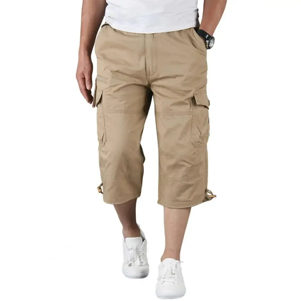 SHORT MILITAIRE LONG EN COTON