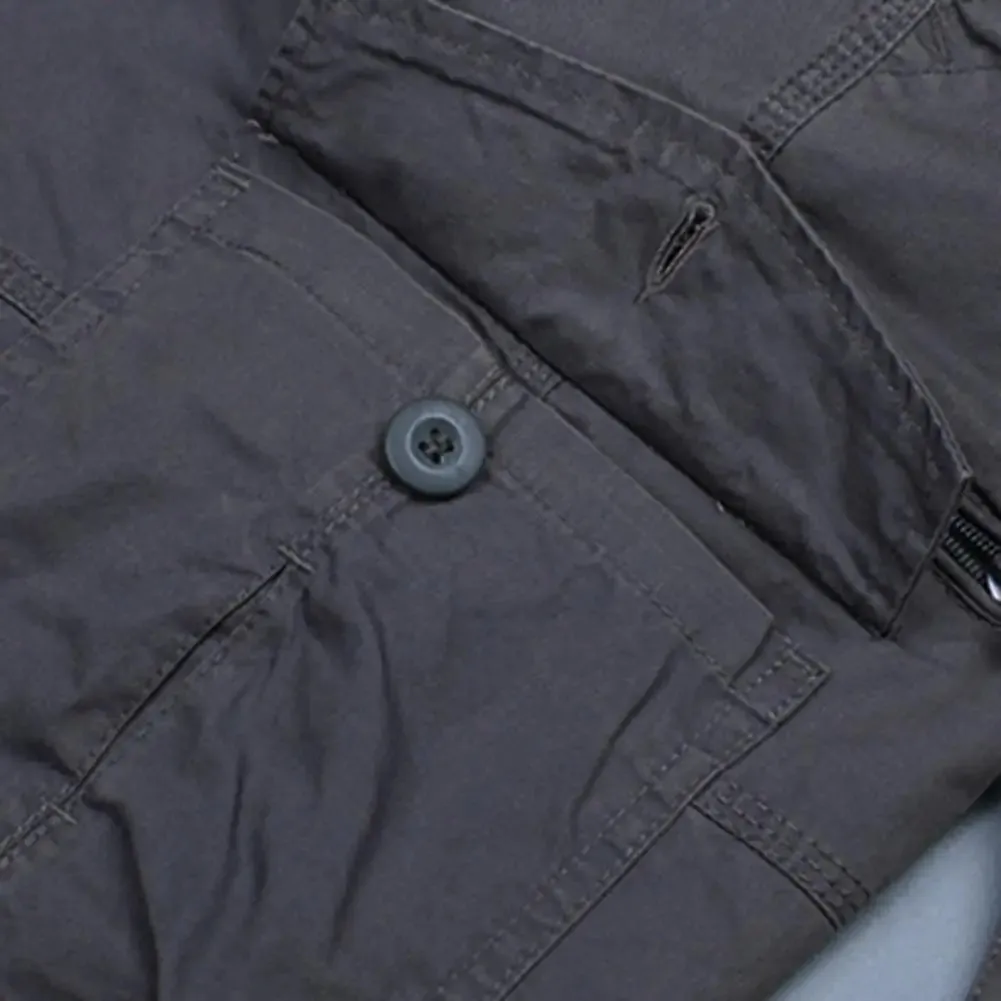SHORT MILITAIRE LONG EN COTON