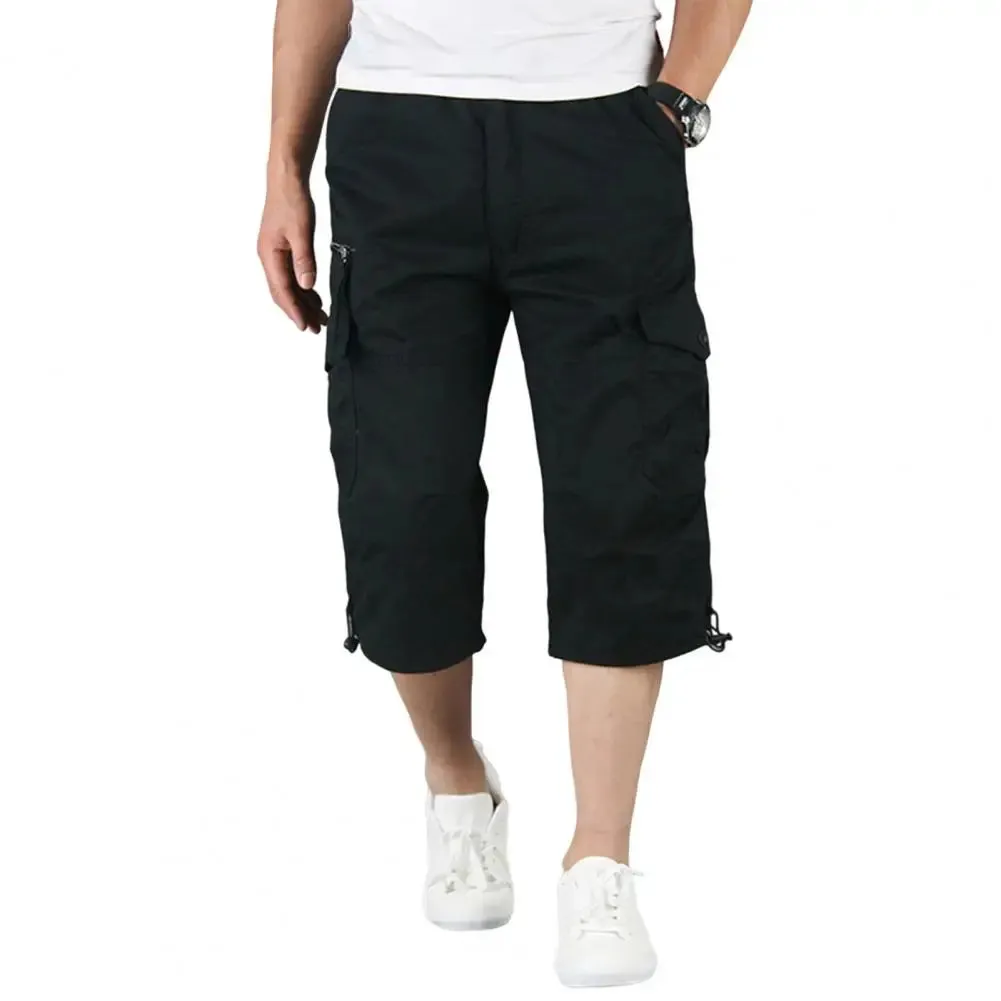SHORT MILITAIRE LONG EN COTON