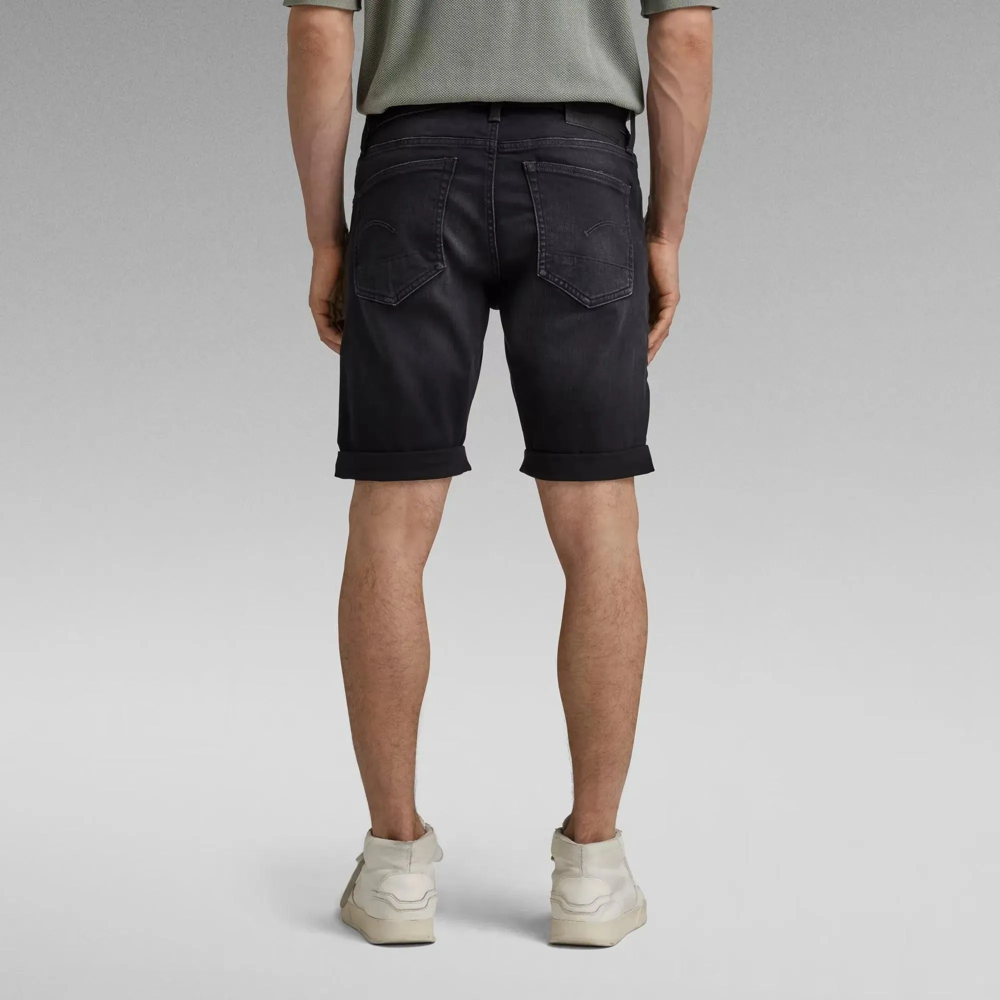 Shorts 3301 Slim Denim Jet Black