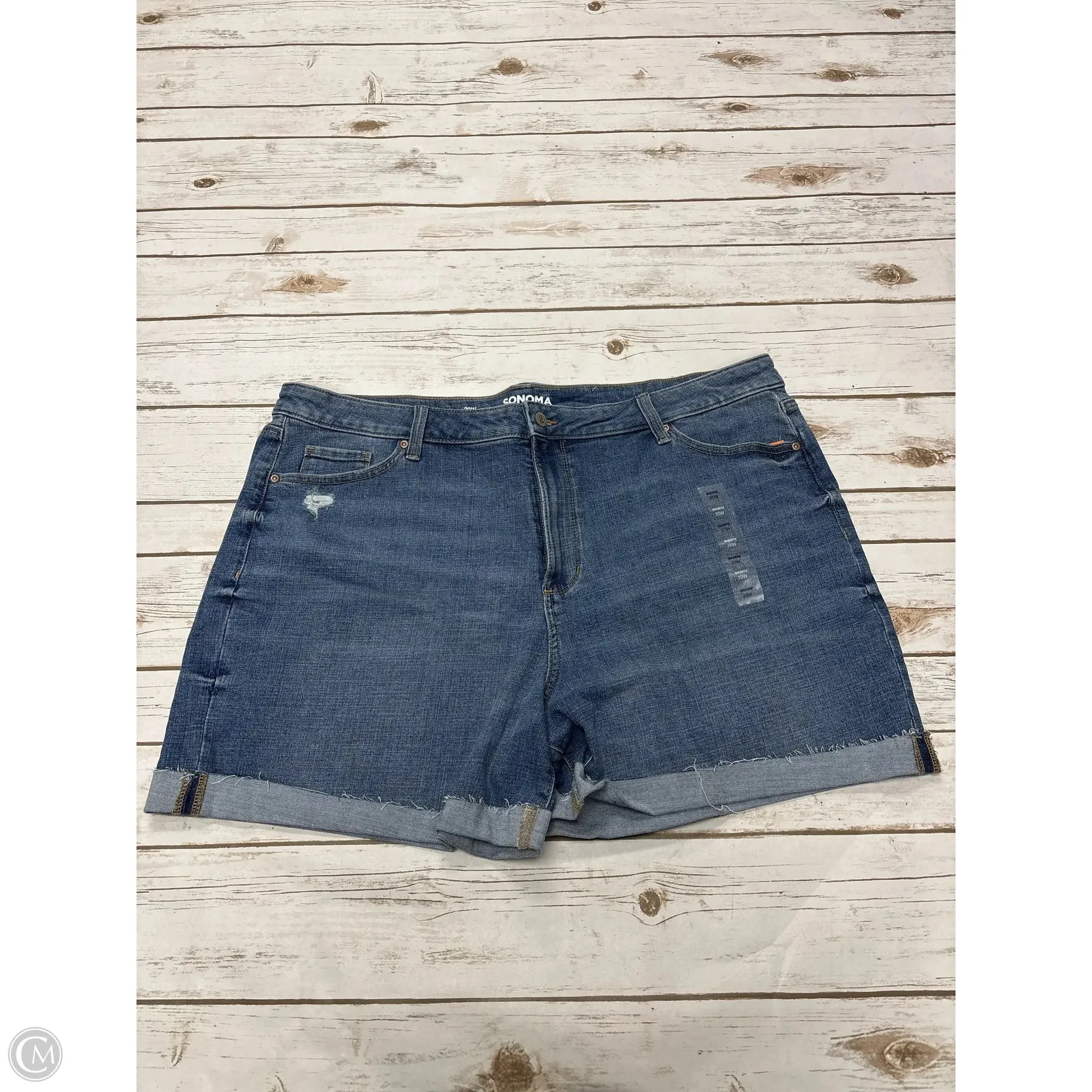 Shorts By Sonoma In Blue Denim, Size: 20