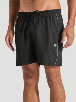 Shorts Tactel Preto 17 Polegadas Hurley Block Party