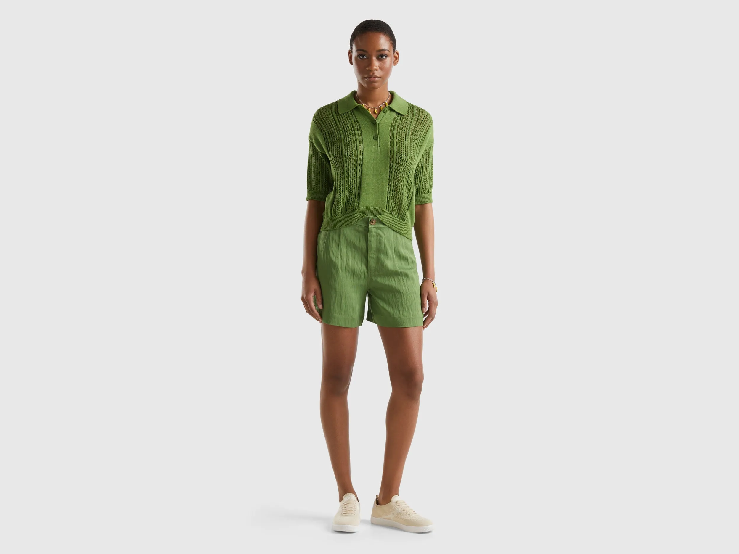 Solid Regular Fit Shorts