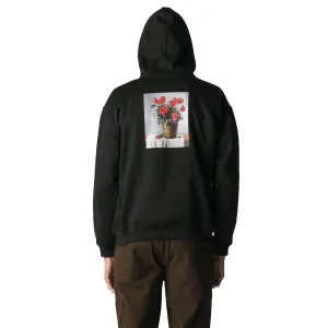 STILL LIFE ZIP HOOD Black